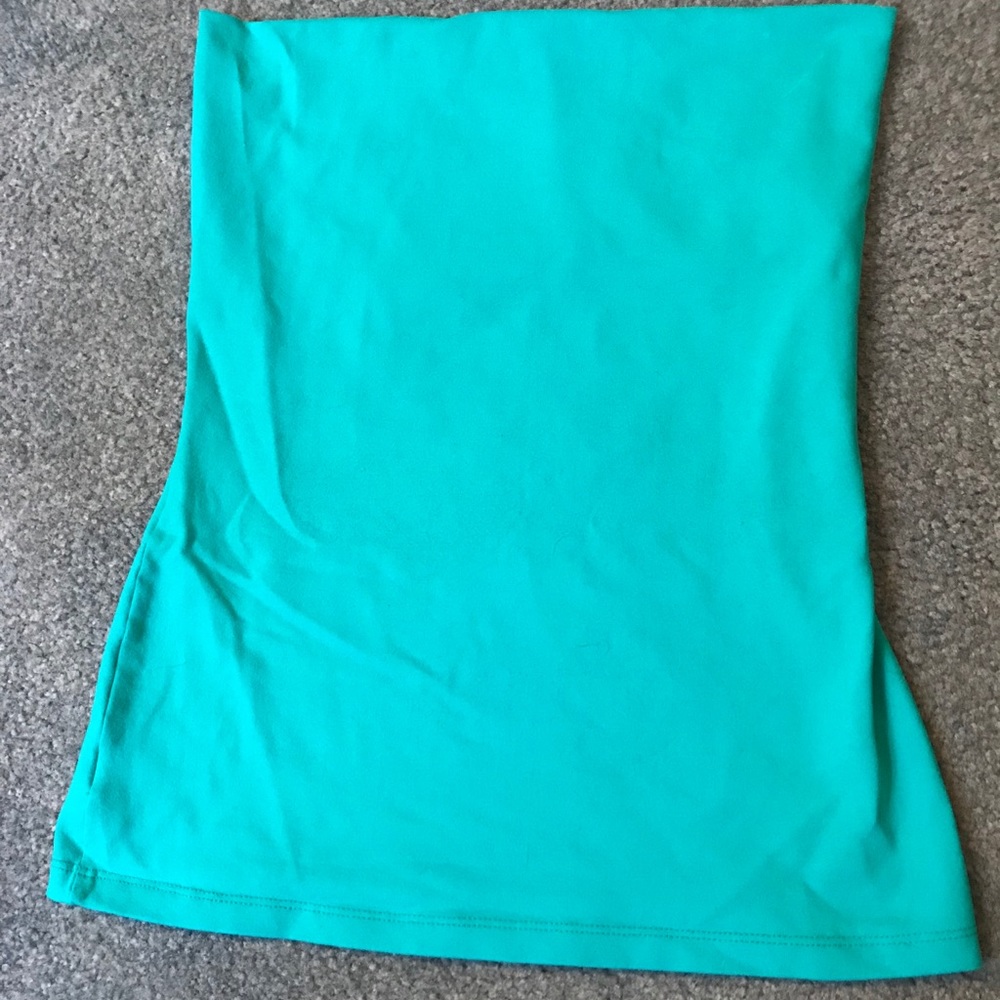 Turquoise tube top